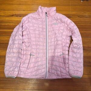 North face pink size large euc